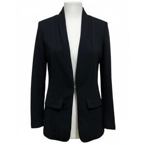 Stoosh Extraordinary Blazer Women Size Small Black Jacket Career Wear Minimalist